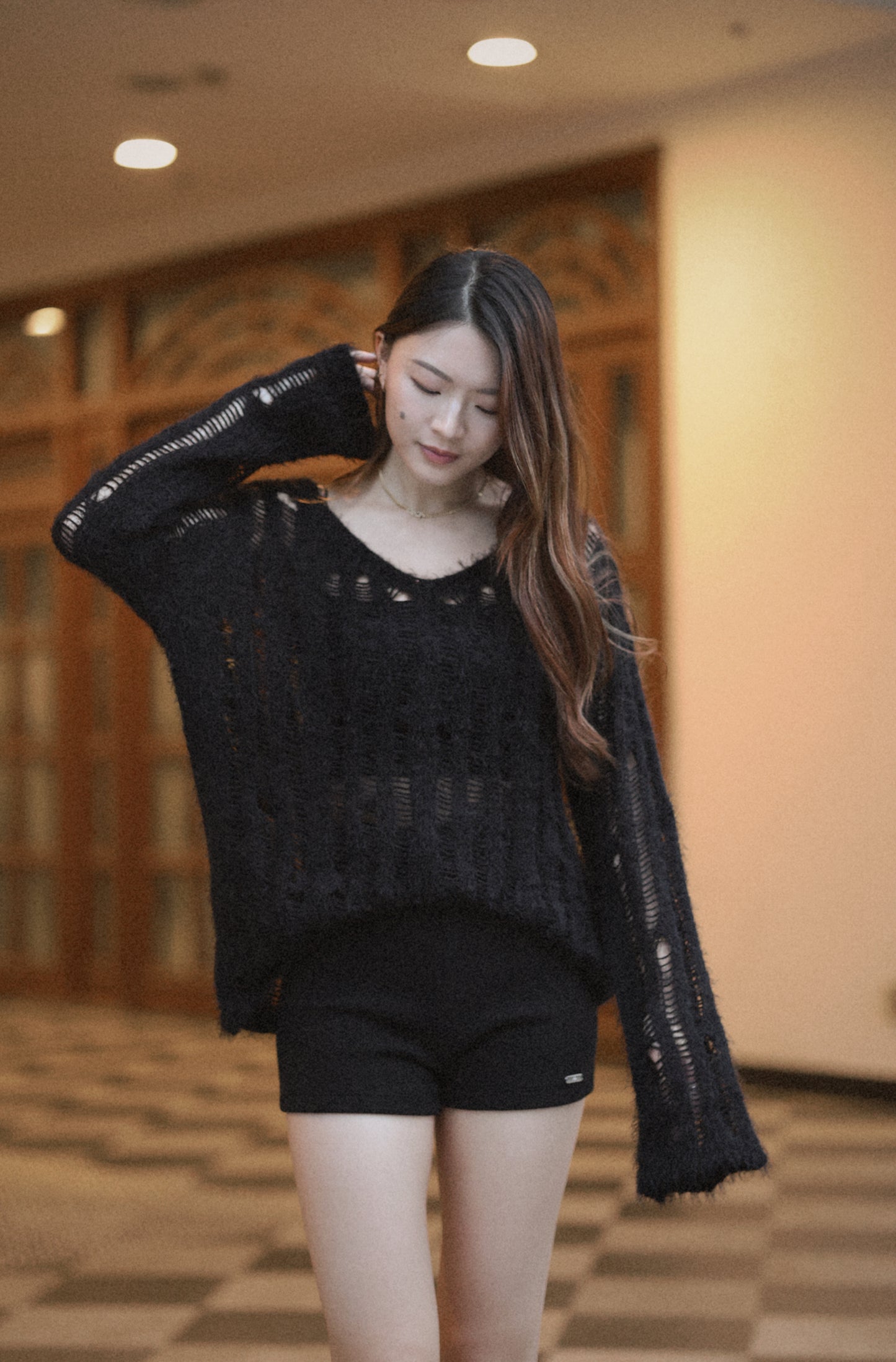 Becket Oversized Fuzzy Top