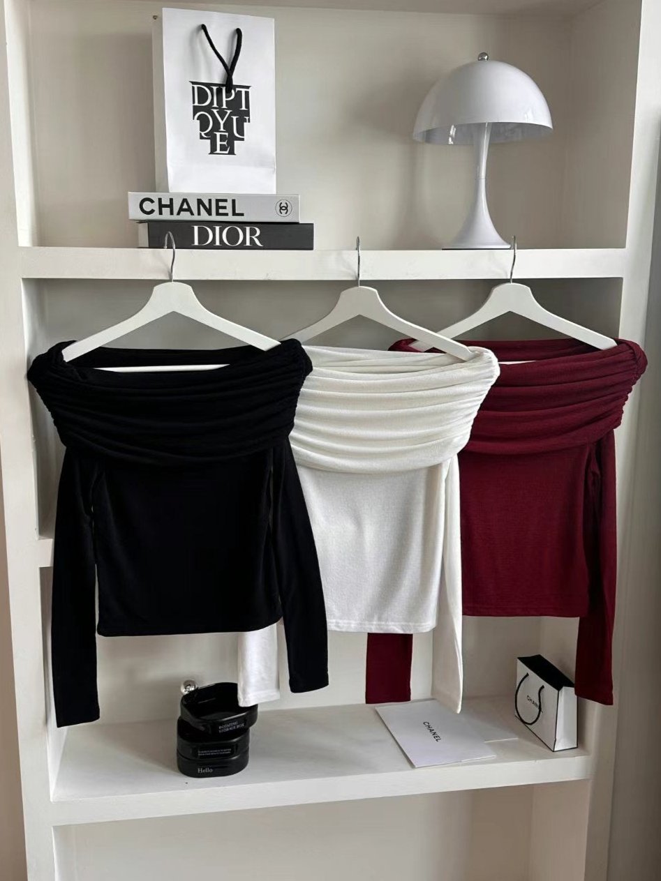 Ruched Off Shoulder Top